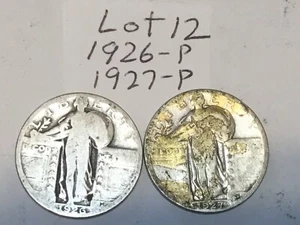 Standing Liberty Quarters: 1926-P & 1927-P, FREE Shipping - Picture 1 of 2