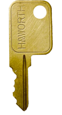 Haworth ML001 File Cabinet, Desk, Cubicle, Mobile Pedestal Replacement Key
