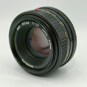 Minolta MD  50mm f/1.7 MF Standard Lens for MD Mount - GOOD
