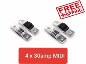 MIDI FUSE 4 x 30 amp MIDI FUSES SUIT DUAL BATTERY or SOLAR BULK AVAILABLE - Picture 1 of 1