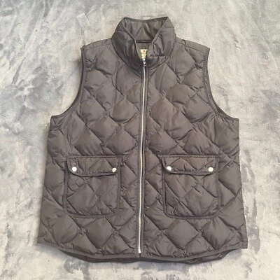 Chaleco de Colección Woolrich Medio Plumón Relleno Puffer Acolchado Cremallera Negro Para Mujer Talla XXL Foto 1 de 4