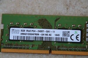 SK Hynix 8GB 1Rx8 PC4-2400T SA1-11 DDR4 Laptop Memory RAM *Excellent Condition*
