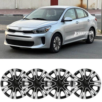 Tapacubos de cubierta de rueda de 15" para Kia Rio 2012-2017 aptos para llantas R15 y llantas de acero a presión Foto 1 de 4