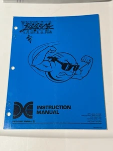 1990 DATA EAST LASER WAR PINBALL MANUAL  W/ BONUS FLYER - Picture 1 of 3