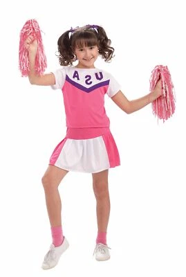 Forum Novelties - Classic Cheerleader Uniform Child Costume - Size Medium (8-10) - Image 1 of 2