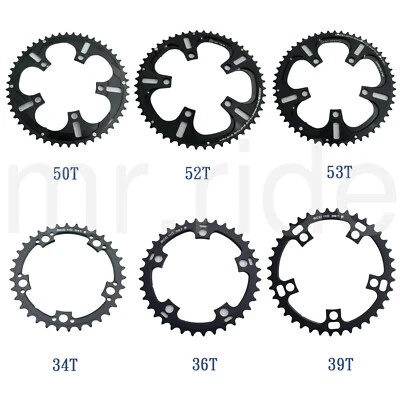 DRIVELINE ChainRing Road,CX Bike 2x10Spd 110mm-BCD fit Sram,Shimano,FSA,RACEFACE - Image 1 of 4