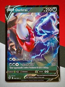 Darkrai V 098/189 Holo Ultra Rare Astral Radiance Pokémon PACK FRESH - Picture 1 of 2