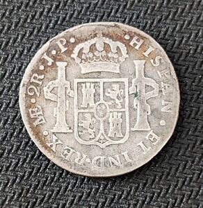 1807 Limae JP Peru Silver 2 Reales Carlos IV KM#95