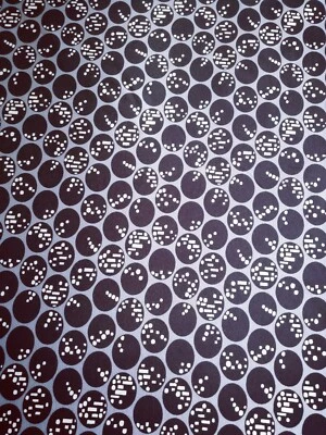 Jersey Baumwollstoff blau weiß Kreise Punkte Pixel Abstrakt Kinder  - Bild 1 von 4