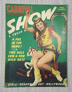Carnival Combined with Show Apr 1941 Vol 1 No 9 Vintage Pulp Magazine Hollywood - Picture 1 of 9