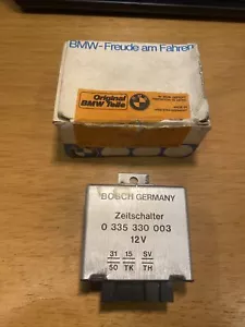 NOS Bosch Bmw E10 2002tii 2000tii turbo cooling switch Relay - Picture 1 of 6