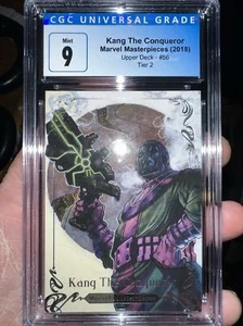 2018 Marvel Masterpieces #56 Kang The Conquerer CGC 9 MINT #1477/1499 - Picture 1 of 4