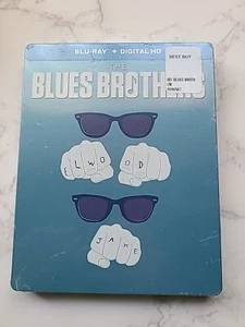 The Blues Brothers Limited Edition Steelbook Blu-ray, DIGITAL HD 2014 NEW SEALED - Picture 1 of 5