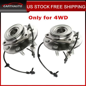 Pair Front Wheel Hub Bearing ASSY For Avalanche Suburban Tahoe Savana Sierra - Picture 1 of 11
