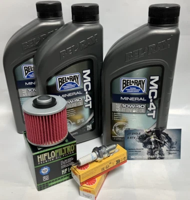 Yamaha V Star XVS 650 Classic Custom Silverado Oil Change Tune Up Kit NGK VSTAR - Image 1 of 2