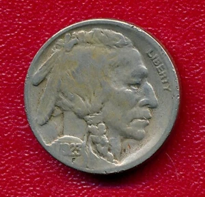 1923-S BUFFALO NICKEL **CHOICE FINE** FREE SHIPPING!! - Picture 1 of 2