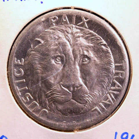 NICE FOREIGN COIN - Congo Dem. Republic, 10 Francs, 1965, KM-1, UNC condition Cover
