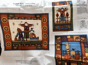 Pumpkin Hollow Panel~by Leslie Beck~V.I.P. Fabrics~Cranston Print Works - Picture 1 of 7
