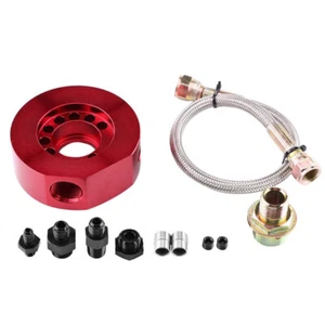 For Ls B18 B20 Aluminum Adapter Plate Sandwich Set VTEC Head Conversion Kit Red - Picture 1 of 8