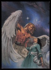 1993 Rowena Fantasy Art BASE Trading Card #40 GUARDIAN ANGEL