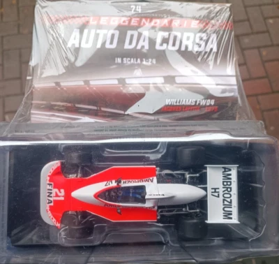 Le Grandi Formula 1 scala 1:24  WILLIAMS FW04 -JACQUES LAFFITE -1975  N.#74 - Immagine 1 di 4