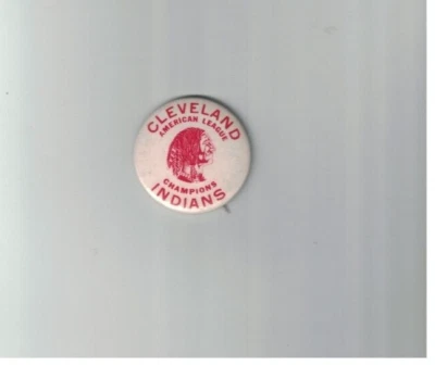 Cleveland Indians Vintage 1948 American League Champions 2 1/2 Baseball Button - Image 1 of 2