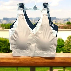 NÁUTICA 3~PACK INTIMATES LOUNGE SIZE L~BRAS LASER CUT MULTICOLOR-NT3794~MSRP$64 - Picture 1 of 10