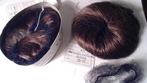 2 BOOTS TYNER DOLL HAIR WIG / PEACHES/PATCHES  SIZE 10"- 11" AUBURN A71 - Picture 1 of 2
