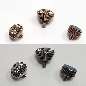 Stainless Steel Hardened Watch Crown For ETA 6497 6498 ST36 Watch Movement Parts - Picture 1 of 12
