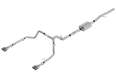 Borla Exhaust System Kit Fits 2019-2023 Chevrolet Silverado 1500/ GMC Sierra 150 Foto 1 de 4