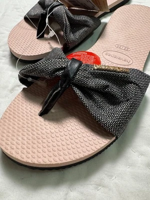 Sandalias chanclas Havaianas You St. Tropez Shine rosa ballet talla 6W nuevas con etiquetas Foto 1 de 4