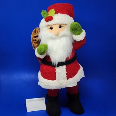 Valerie Parr Hill 16" Fieltro SANTA CLAUSULA Decoración Navidad QVC Decoración NUEVO NOS Foto 1 de 4