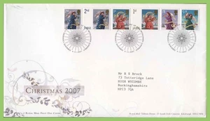 G.B. 2007 Christmas set on Royal Mail First Day Cover, Bethlehem - Picture 1 of 1