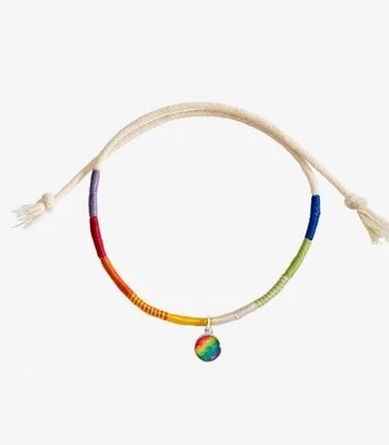 Bracciale Dodo Lgbtqia+ argento & smalto DBC5005_LGTBQ_MX0AG Bracelet Cordino - Immagine 1 di 2