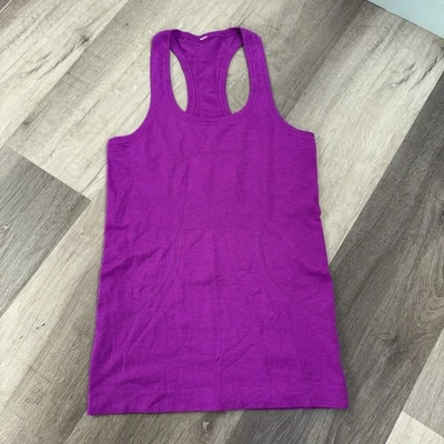 Camiseta sin mangas Lululemon talla 4 Swiftly Tech Run espalda deportiva Vancouver Vibes Foto 1 de 4