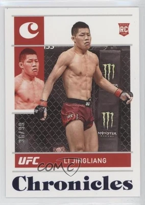 2022 Panini Chronicles UFC Rookies Blue /99 Li Jingliang #81 Rookie RC - Image 1 of 2