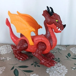 Fisher Price Imaginext 2013 Castle Dragon Orange Action Figure Toy - 0352 - Picture 1 of 12