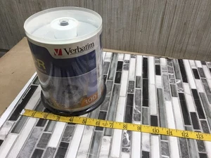 Verbatim 95252 Inkjet Printable CD-R White Label 52x 700Mb 80 Min 100 Pack - Picture 1 of 10