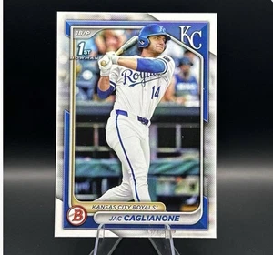2024 Bowman Draft Paper Base BD-8 Jac Caglianone Kansas City Royals - Picture 1 of 1