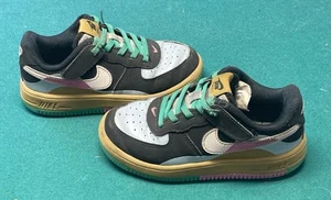 Nike Air Force 1 LV8 Easy On Kids Shoes Size 12 FN0410-010 In Great Condition! - Picture 1 of 5