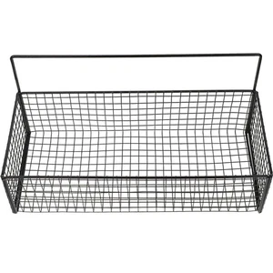  Cesta de montaje en pared para el hogar cocina cesta de almacenamiento de verduras diseño hueco - Imagen 1 de 17