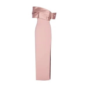 AUTÉNTICO Vestido Maxi Solace London The Alexis en ROSA UK6/12 - Imagen 1 de 2