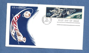GEMINI TWIN STAMP FDC SEP 29,1967 KSC JACKSON  SPACE COVER NASA - Picture 1 of 1