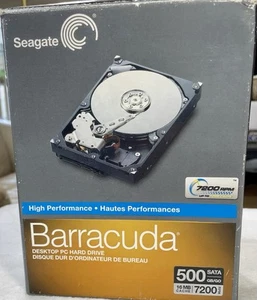 Seagate Barracuda 500GB Internal 7200RPM 3.5" (ST3500413AS) HDD - Picture 1 of 6