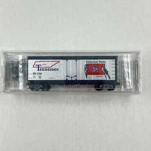Micro Trains N Scale State Car Tennessee TN 1796 40' Box Car #02100392 - NEW - Picture 1 of 5