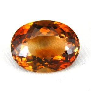 Shola Genuine 23.09 Ct Natural Champagne Topaz Huge from Brazil - Picture 1 of 2