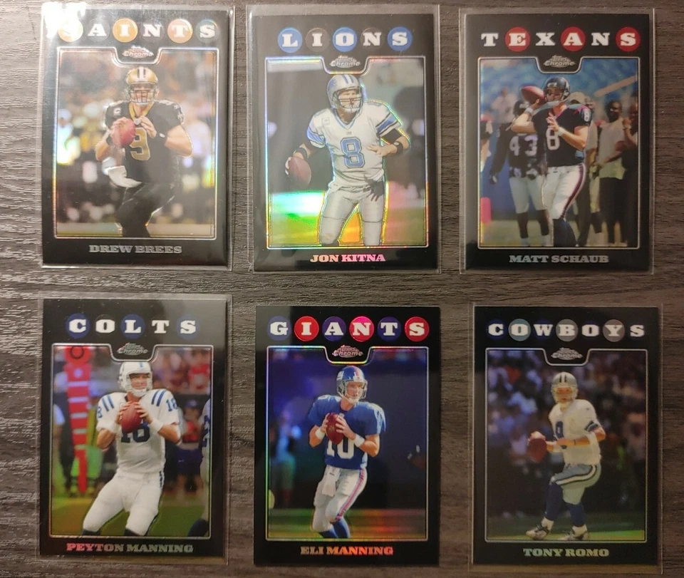 2008 Topps Chrome Refractor base card 1-200.  Pick from drop down list - Image 1 of 2