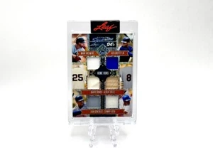 2025 Leaf McGwire Griffey Bonds Belle Gonzalez Sosa GU/GW 6-Way Patch 90's #9/9 - Picture 1 of 2
