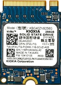 Kioxia 256 Go PCIe NVMe M.2 2230 30 mm SSD KBG40ZNS256G - Photo 1/2