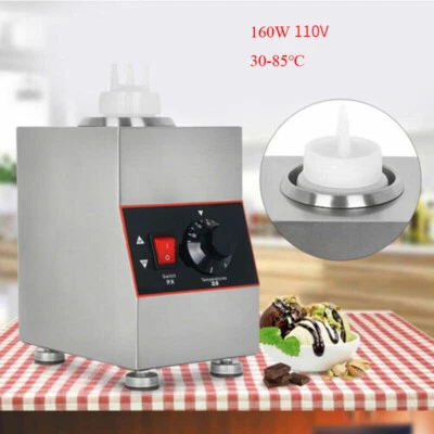 Commercial 110V  Electric Sauce Warmer Jam Cheese Heat Melter Machine 1 Bottle - Image 1 of 4